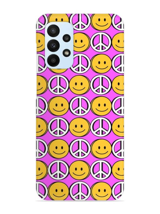 Smiley Face Peace Snap Case for Samsung Galaxy A52S (5G)