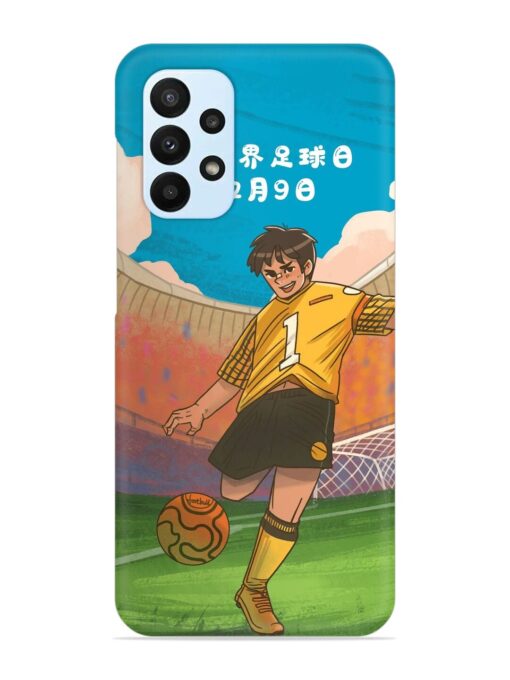 Soccer Kick Snap Case for Samsung Galaxy A52S (5G) Zapvi