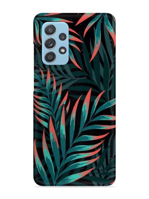 Green Leaf Art Snap Case for Samsung Galaxy A53 (5G) Zapvi