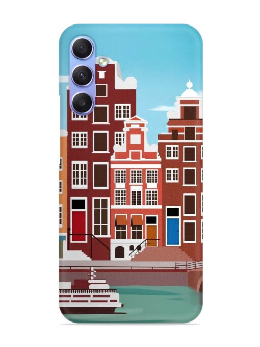 Scenery Architecture Amsterdam Landscape Snap Case for Samsung Galaxy A54 (5G)