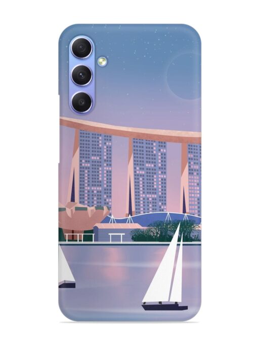 Singapore Scenery Architecture Snap Case for Samsung Galaxy A54 (5G)