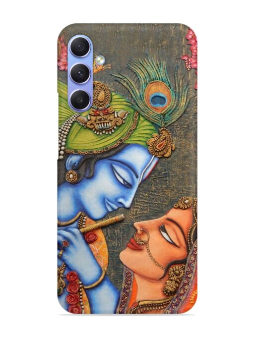 Lord Radha Krishna Flute Art Snap Case for Samsung Galaxy A54 (5G) Zapvi