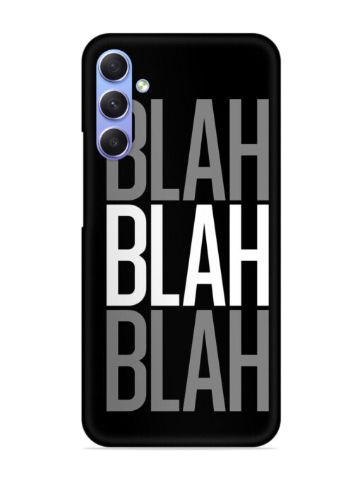 Blah Blah Blah Wallpaper Snap Case for Samsung Galaxy A54 (5G)