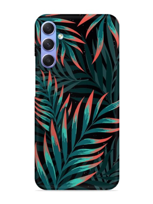 Green Leaf Art Snap Case for Samsung Galaxy A54 (5G) Zapvi