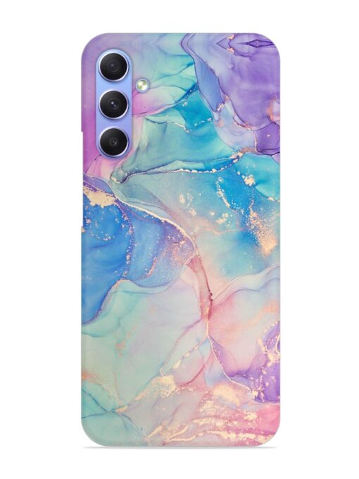 Alcohol Ink Colors Snap Case for Samsung Galaxy A54 (5G) Zapvi