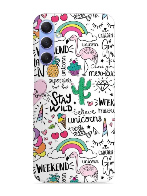 Unicorn Ice Cream Snap Case for Samsung Galaxy A54 (5G)