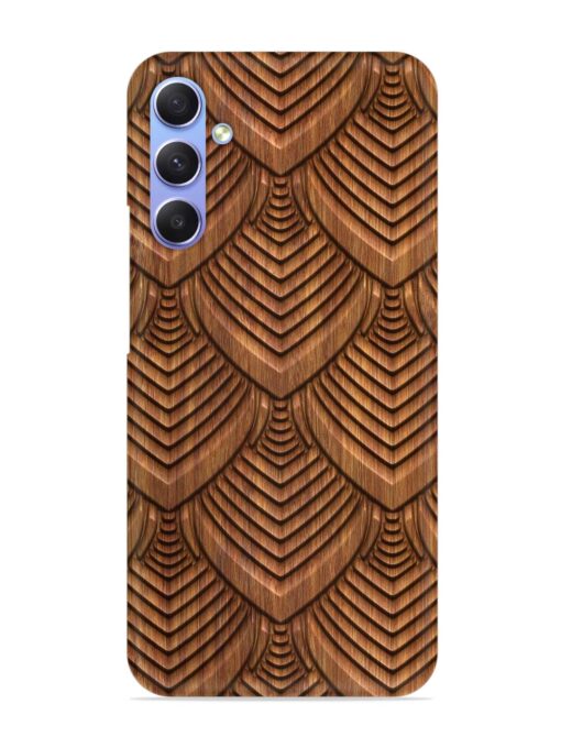 Carved Pattern On Snap Case for Samsung Galaxy A54 (5G)