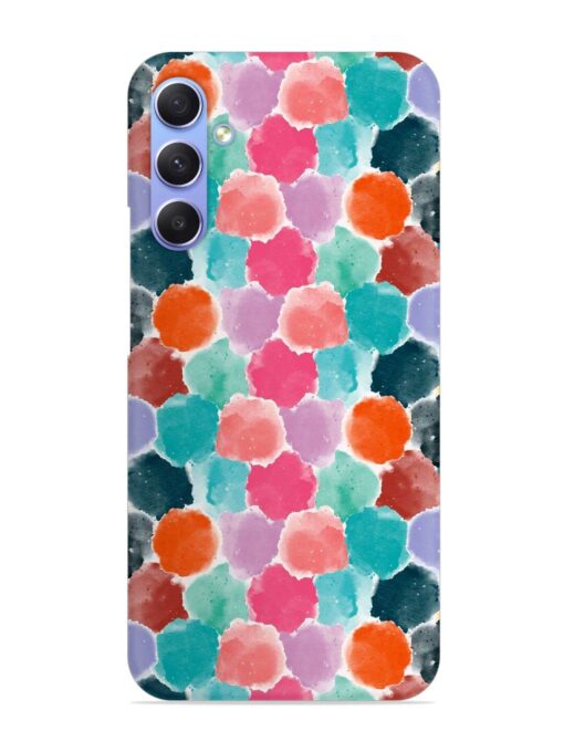 Colorful Seamless Pattern Snap Case for Samsung Galaxy A54 (5G) Zapvi