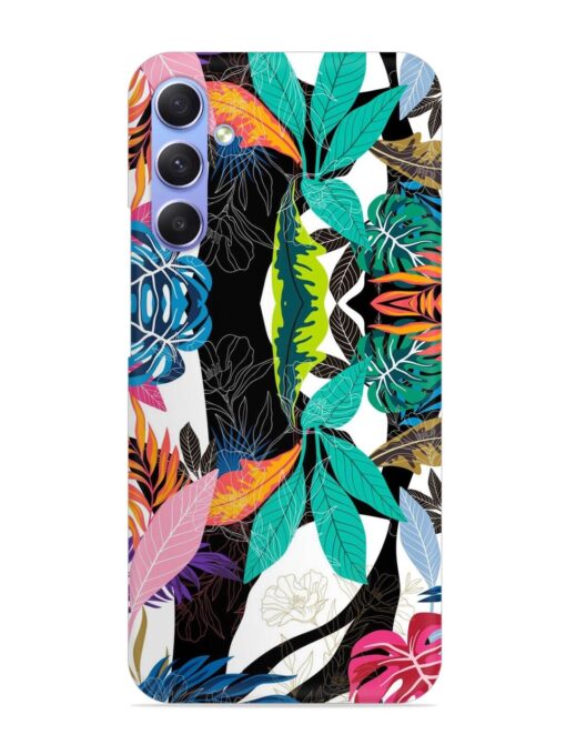 Floral Pattern Bright Snap Case for Samsung Galaxy A54 (5G) Zapvi