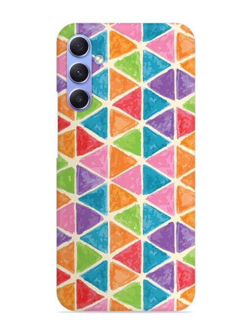 Seamless Colorful Isometric Snap Case for Samsung Galaxy A54 (5G) Zapvi