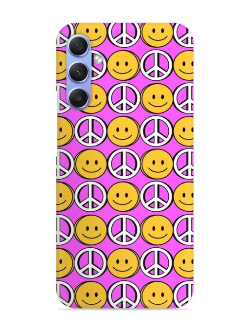 Smiley Face Peace Snap Case for Samsung Galaxy A54 (5G)