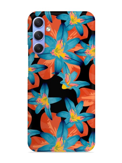 Philippine Flowers Seamless Snap Case for Samsung Galaxy A54 (5G) Zapvi