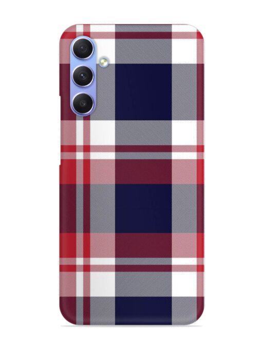 Classic Plaid Tartan Snap Case for Samsung Galaxy A54 (5G) Zapvi