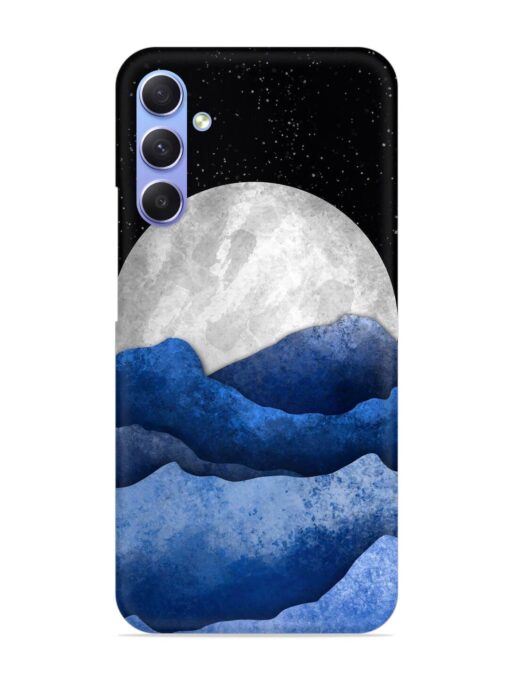 Full Moon Mountain Vector Snap Case for Samsung Galaxy A54 (5G) Zapvi