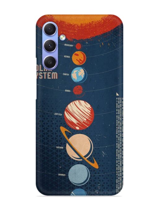 Solar System Vector Snap Case for Samsung Galaxy A54 (5G) Zapvi