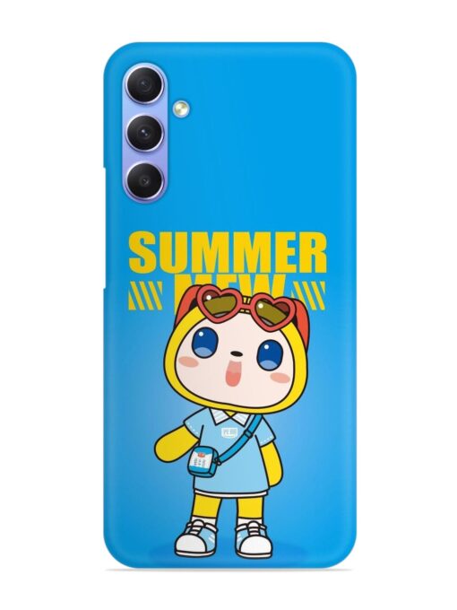 Summer Mew Cartoon Snap Case for Samsung Galaxy A54 (5G) Zapvi