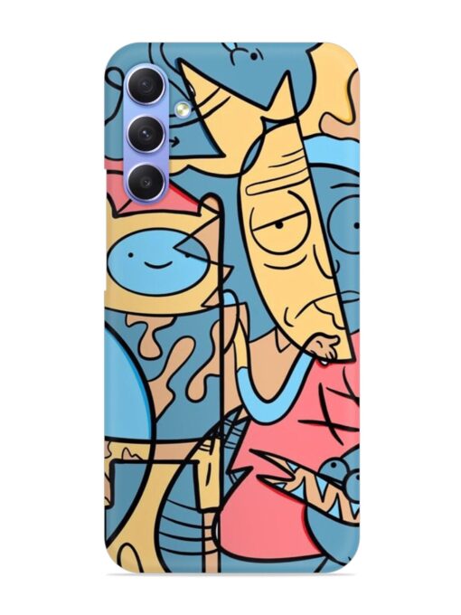 Silly Face Doodle Snap Case for Samsung Galaxy A54 (5G)