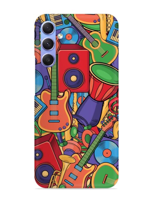 Colorful Music Art Snap Case for Samsung Galaxy A54 (5G)