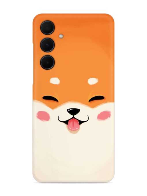 Cute Dog Face Vector Snap Case for Samsung Galaxy A55 (5G)