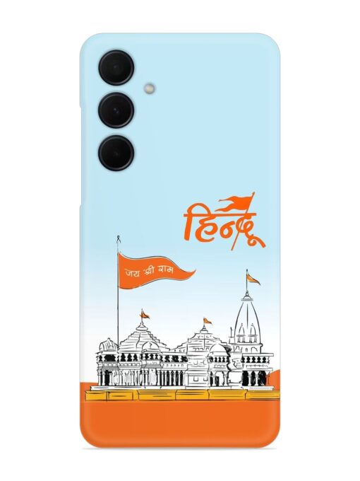 Ram Mandir Hindu Snap Case for Samsung Galaxy A55 (5G) Zapvi