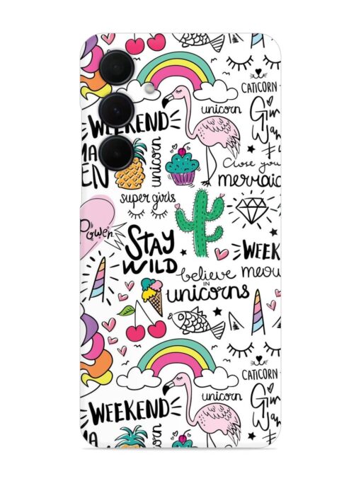 Unicorn Ice Cream Snap Case for Samsung Galaxy A55 (5G)