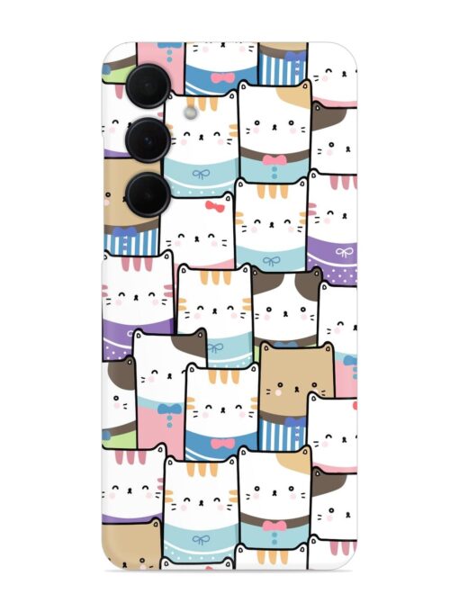 Cute Adorable Cat Snap Case for Samsung Galaxy A55 (5G) Zapvi