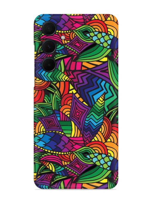 Abstract Multicolor Seamless Snap Case for Samsung Galaxy A55 (5G)