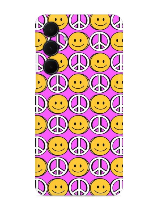 Smiley Face Peace Snap Case for Samsung Galaxy A55 (5G)