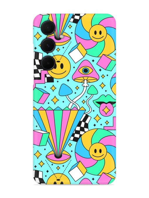 Trippy Rainbow 60S Snap Case for Samsung Galaxy A55 (5G)