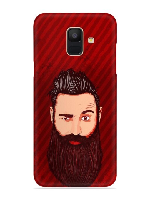 Beardo Man Snap Case for Samsung Galaxy A6 Zapvi