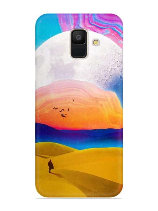 Sandy Desert Snap Case for Samsung Galaxy A6 Zapvi