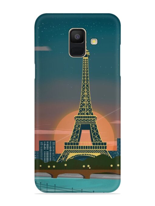 Scenery Architecture France Paris Snap Case for Samsung Galaxy A6 Zapvi