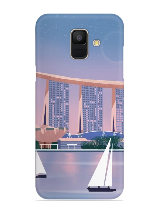 Singapore Scenery Architecture Snap Case for Samsung Galaxy A6 Zapvi