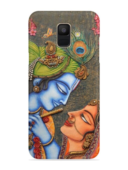 Lord Radha Krishna Flute Art Snap Case for Samsung Galaxy A6