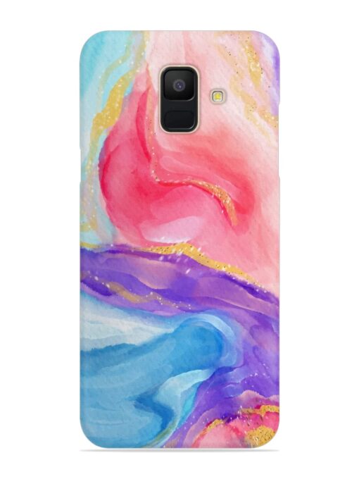 Watercolor Gradient Snap Case for Samsung Galaxy A6 Zapvi