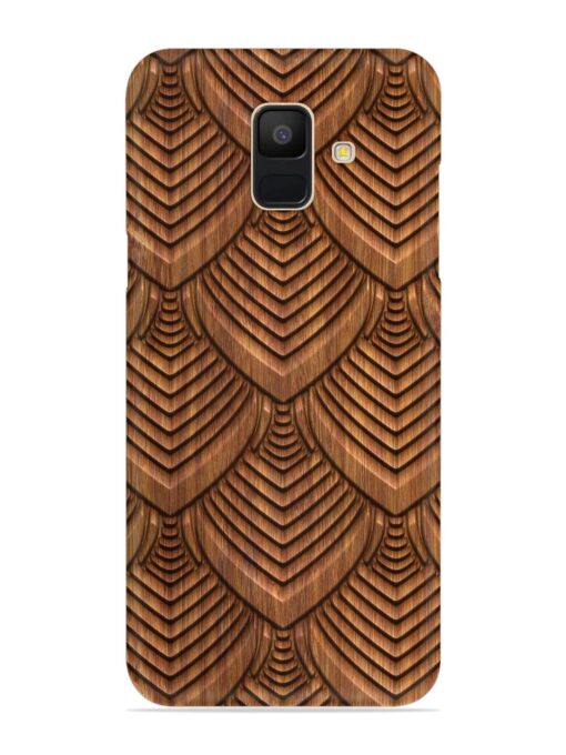 Carved Pattern On Snap Case for Samsung Galaxy A6 Zapvi