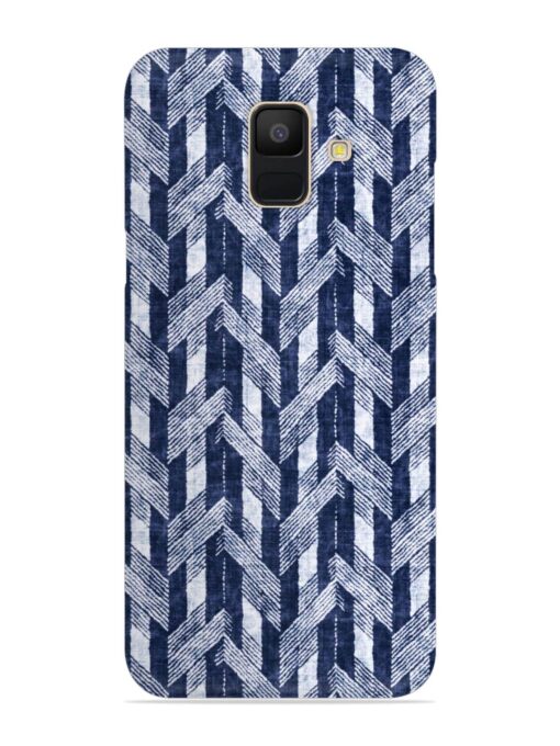 Abstract Herringbone Motif Snap Case for Samsung Galaxy A6 Zapvi