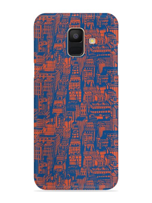 Hand Drawn Seamless Snap Case for Samsung Galaxy A6