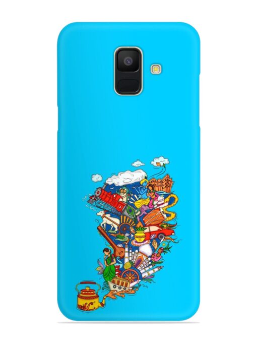 Vector Design Indian Snap Case for Samsung Galaxy A6 Zapvi