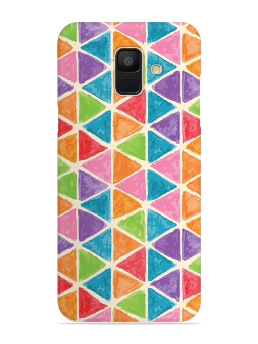 Seamless Colorful Isometric Snap Case for Samsung Galaxy A6