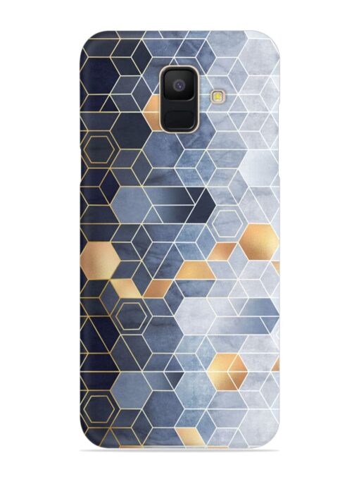 Geometric Abstraction Hexagons Snap Case for Samsung Galaxy A6