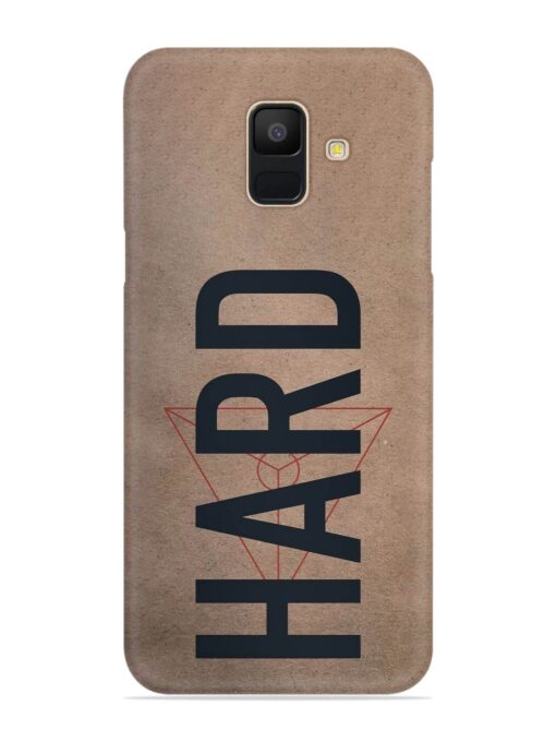 Hard Typo Snap Case for Samsung Galaxy A6