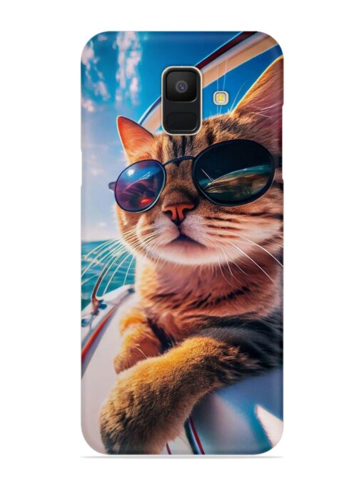 Cat In Style Snap Case for Samsung Galaxy A6 Zapvi