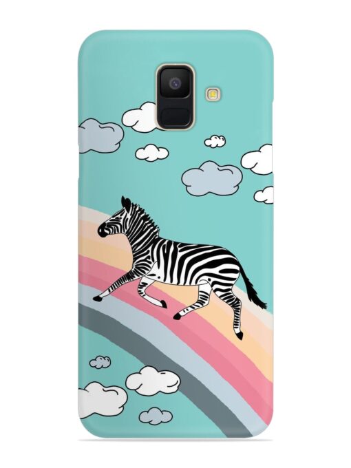 Running Zebra Snap Case for Samsung Galaxy A6