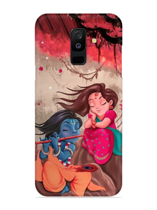 Radhe Krishna Water Art Snap Case for Samsung Galaxy A6 Plus Zapvi