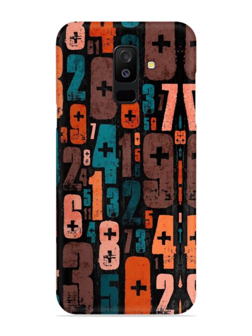 0 To 9 Art Snap Case for Samsung Galaxy A6 Plus Zapvi