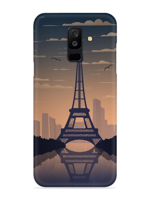 France Paris Eiffel Tower Gradient Snap Case for Samsung Galaxy A6 Plus Zapvi