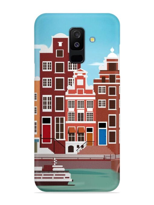 Scenery Architecture Amsterdam Landscape Snap Case for Samsung Galaxy A6 Plus Zapvi