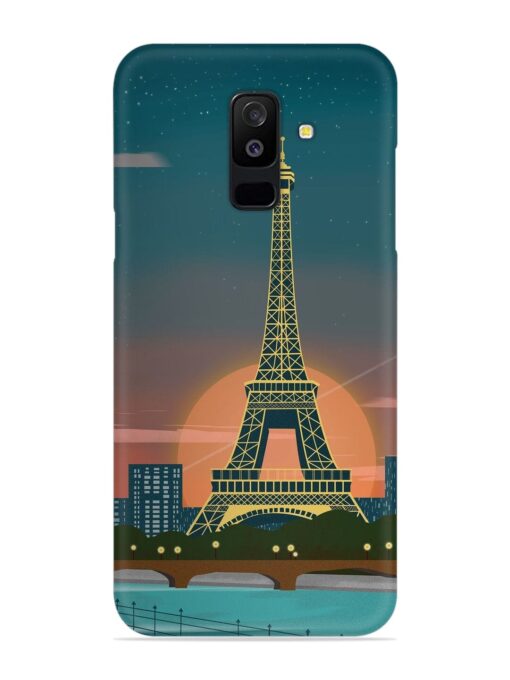 Scenery Architecture France Paris Snap Case for Samsung Galaxy A6 Plus Zapvi