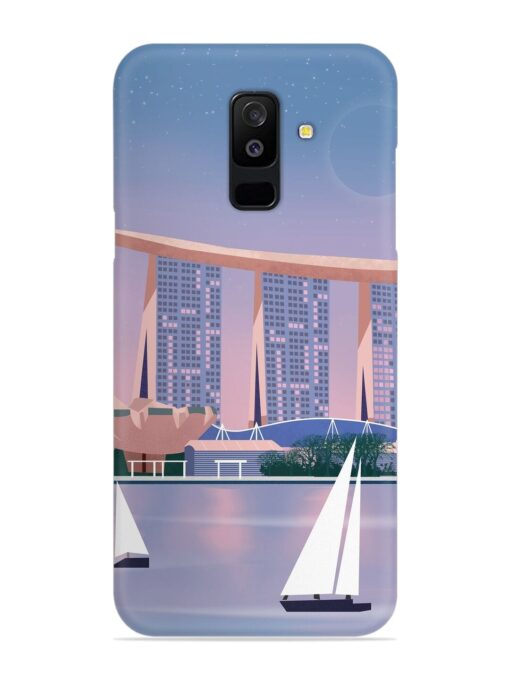 Singapore Scenery Architecture Snap Case for Samsung Galaxy A6 Plus Zapvi